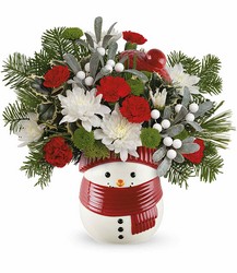 Frosty Wishes Bouquet from Krupp Florist, your local Belleville flower shop